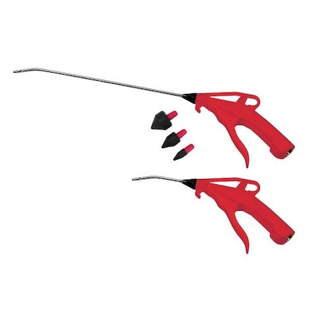 Atd Tools ATD 4-inch and 13-inch Pistol-Grip Air Blow Gun Set with Rubber Tips 8738